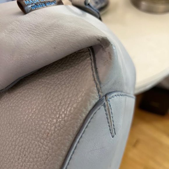 Gabs Flat Bag in Grey and Blue - Picture 8 of 12